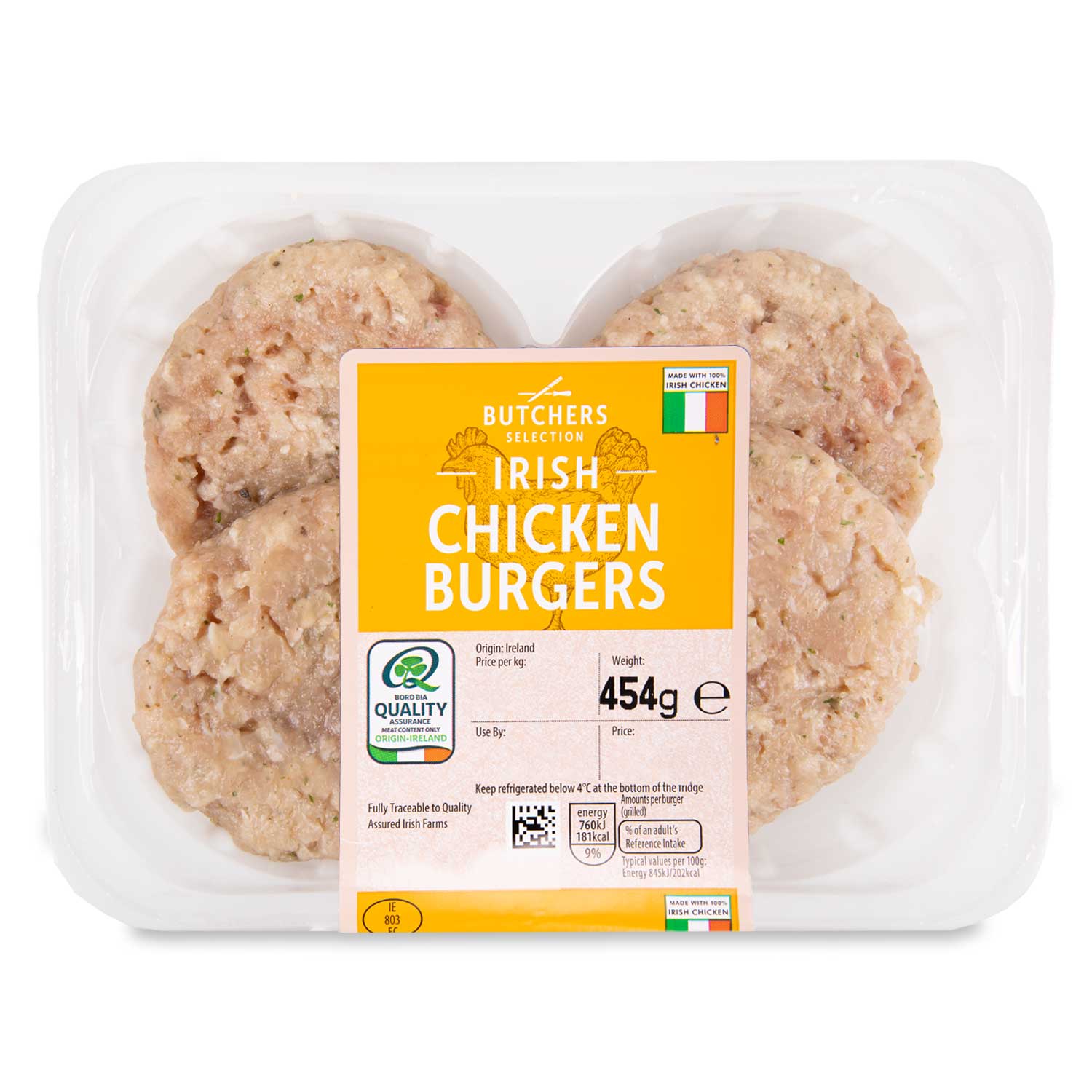 Irish Chicken Burgers 400g Butcher's Selection